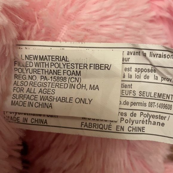 Preloved Large Pink Stuffed Animal Unicorn /Toy - Picture 8 of 10